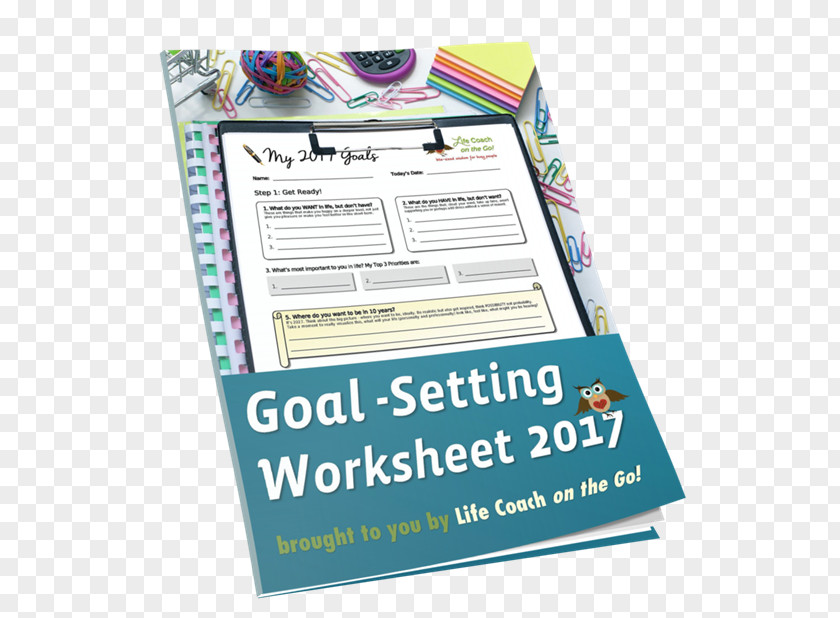 Goal Setting Paper Goal-setting Theory Coaching Worksheet PNG