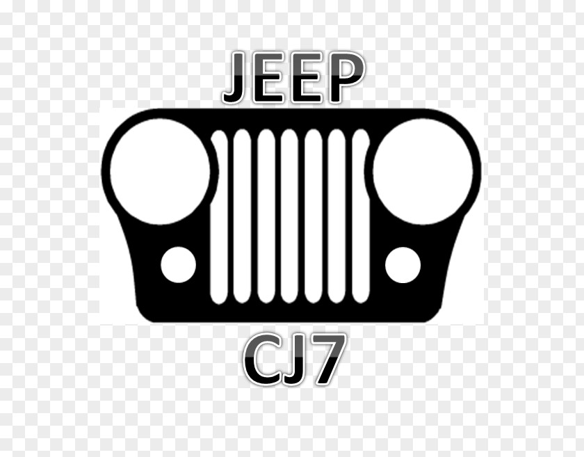 Jeep CJ Car Grille Logo PNG
