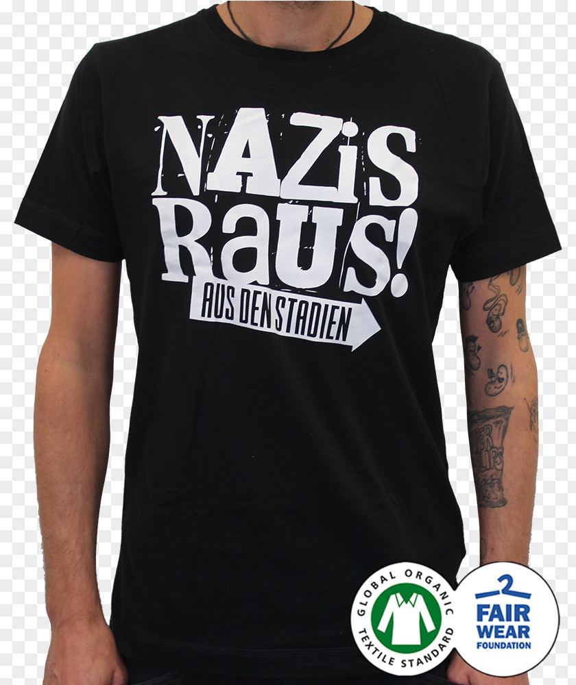 T-shirt Long-sleeved Kein Bock Auf Nazis PNG