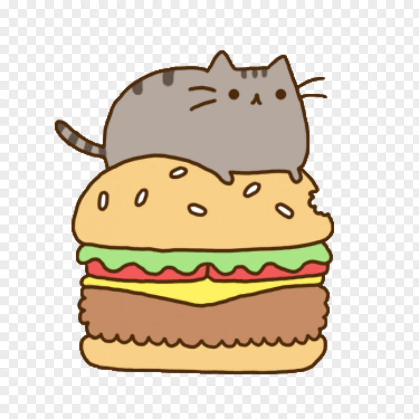 Coffee Jar Cat Hamburger Kitten Pusheen PNG