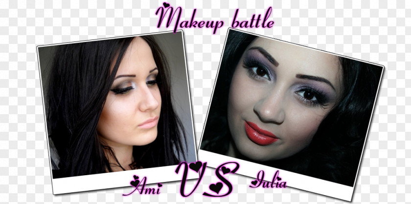 Lipstick Eye Shadow Black Hair Makeover Coloring Eyelash PNG