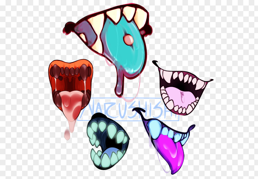 Monster Mouth Tooth Drawing DeviantArt PNG