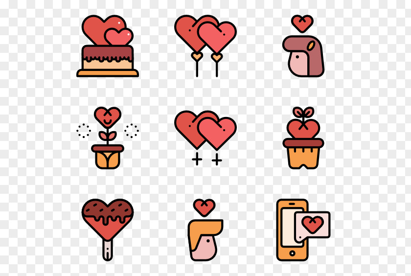 Pack Of Heart Clip Art Human Behavior Product Love PNG