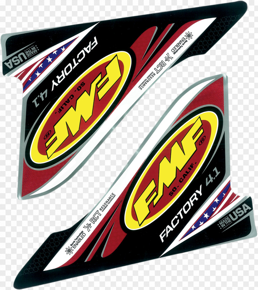 Racing Exhaust System Decal Sticker FMF PNG