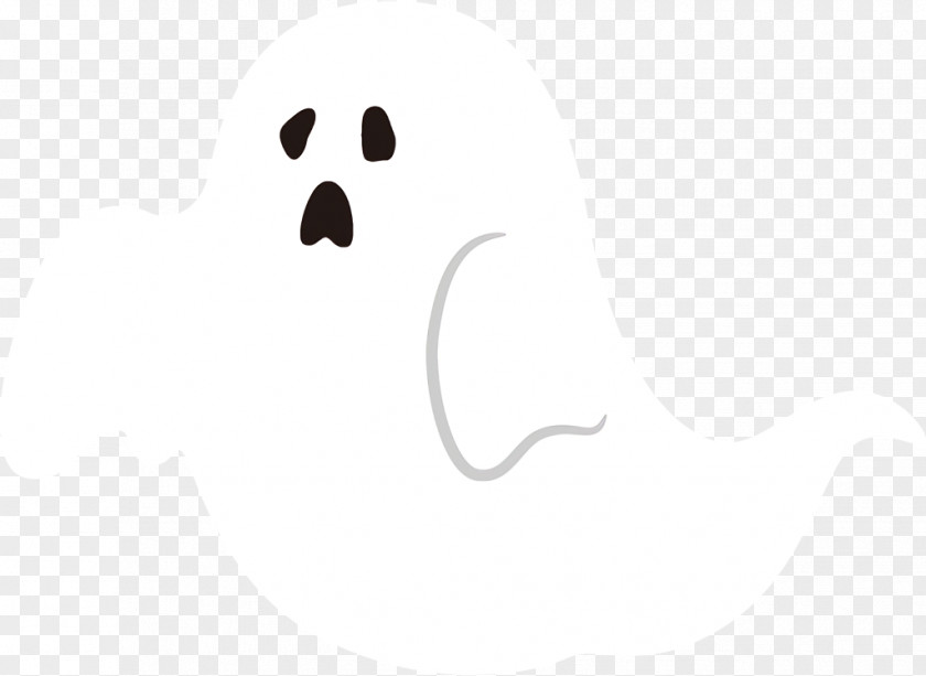 Smile Logo Ghost Halloween PNG