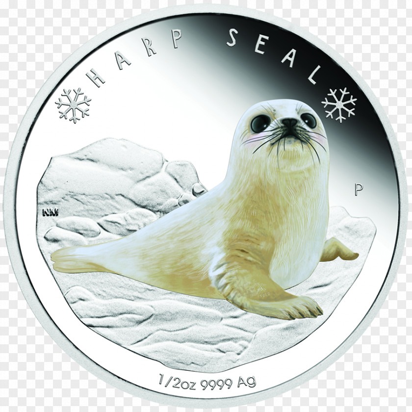 Arctic Fox Sea Lion Perth Mint Coin PNG
