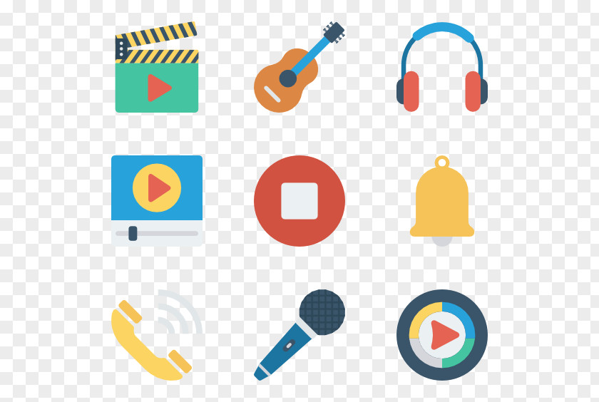 Audio-visual Clip Art PNG