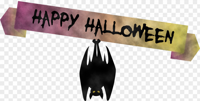 Happy Halloween Banner PNG