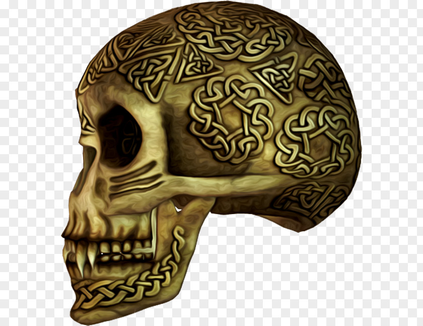 Metal Skull Calavera Skeleton Bone PNG