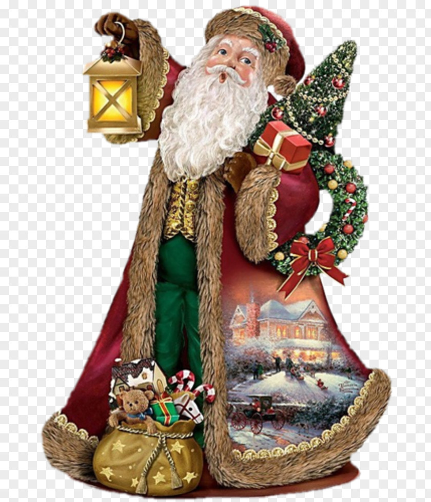 Santa Claus Christmas Ornament Ded Moroz Deck The Halls PNG