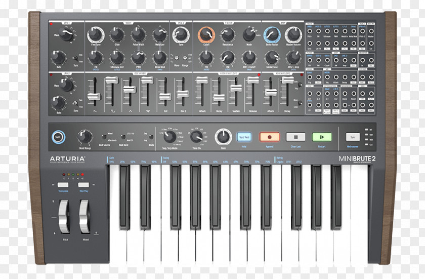 Steinerparker Synthacon Arturia MiniBrute Steiner-Parker Sound Synthesizers Analog Synthesizer PNG