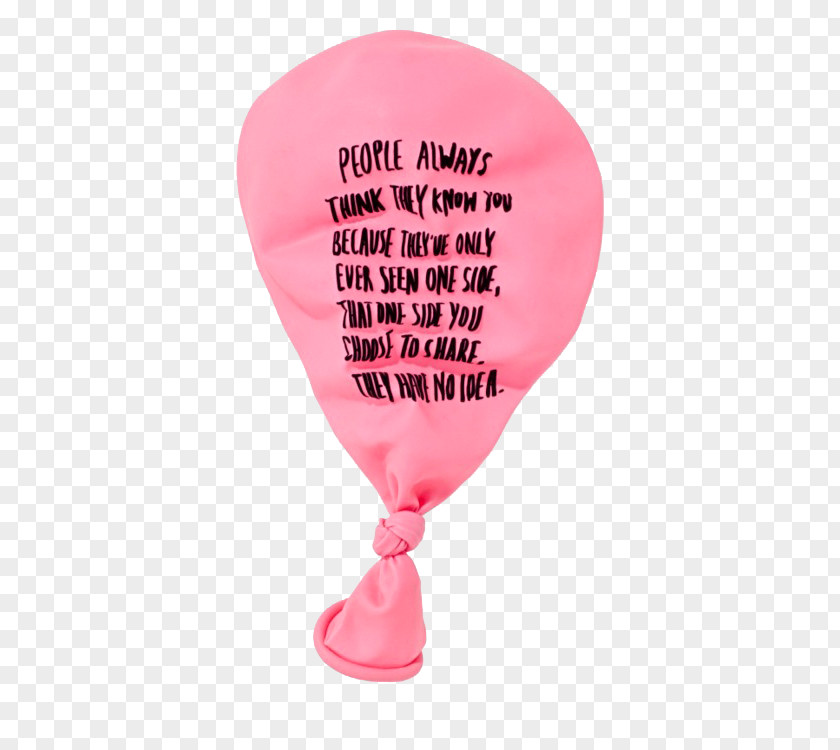 Balloon Hot Air Typography Lettering PNG