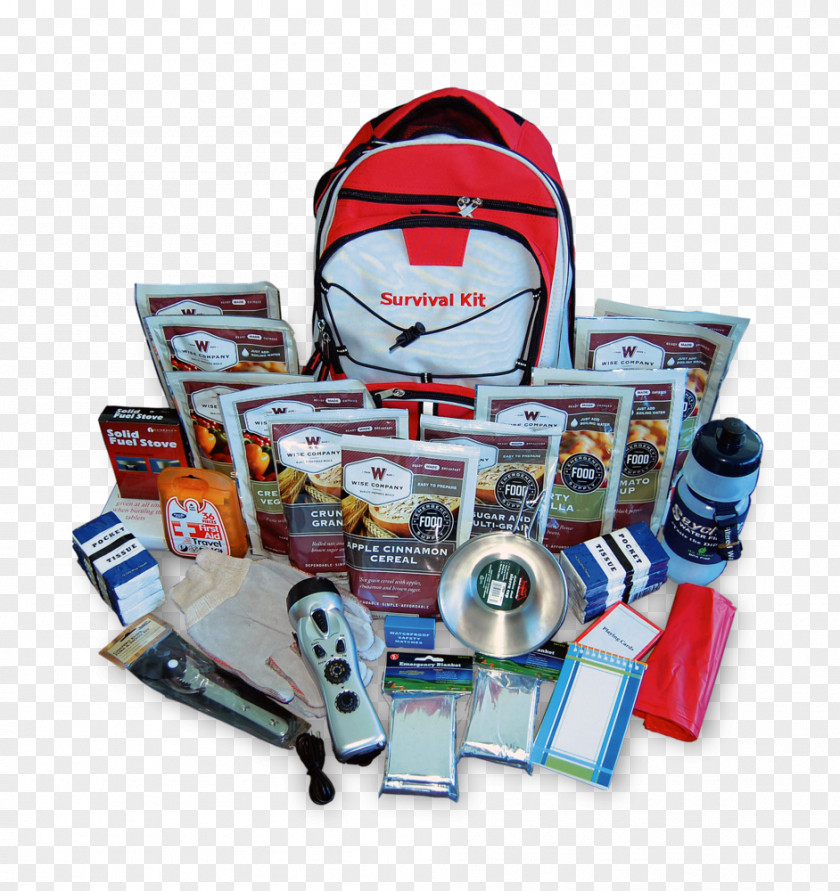 Emergency Kit Survival Food Storage Skills Wise Company 5-Day Backpack PNG
