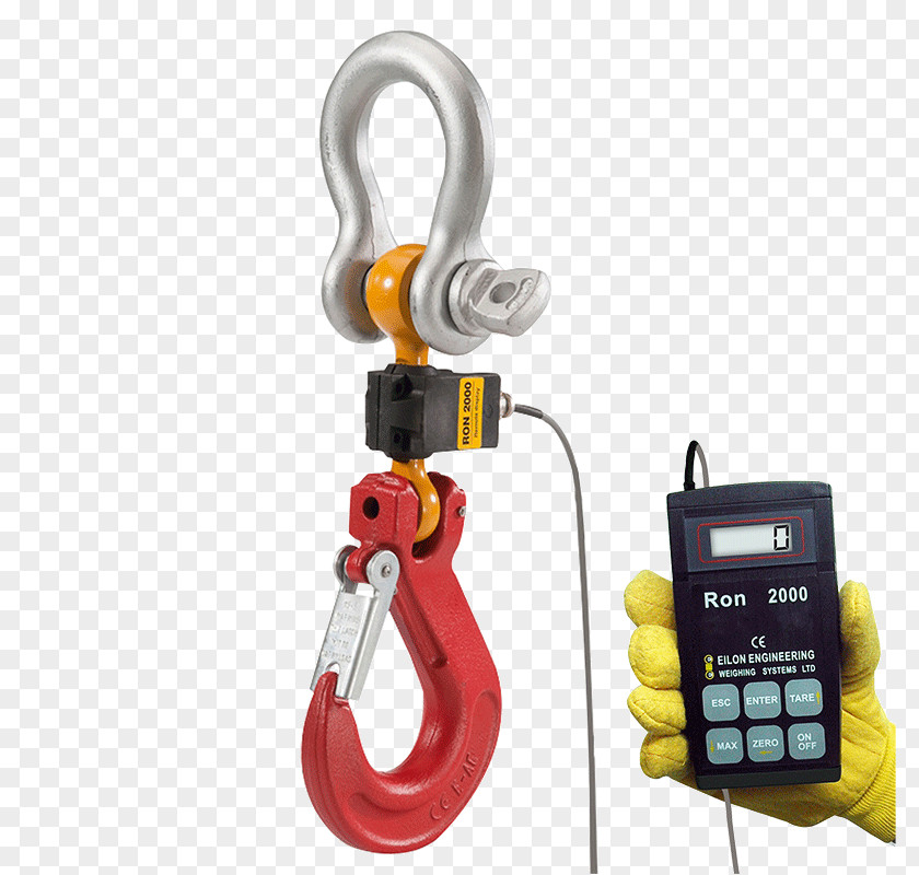 Floating Material Dynamometer Load Cell Ron Crane Scales Measuring Industry PNG