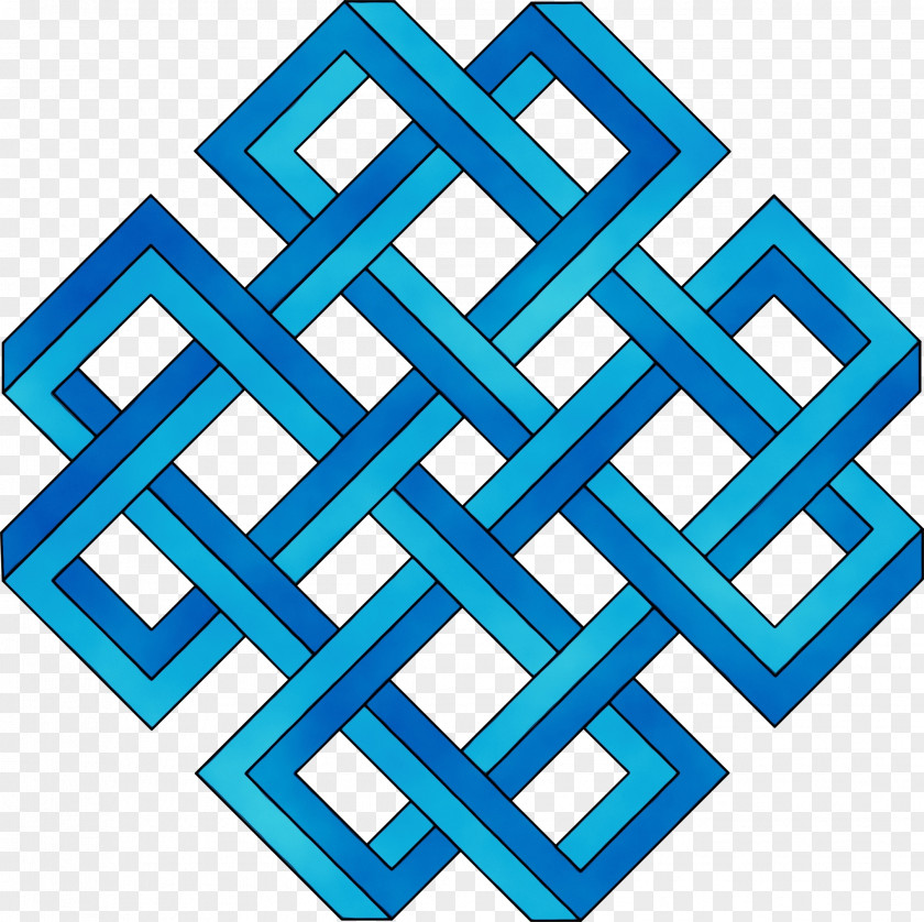 Rectangle Electric Blue Turquoise Teal Line Pattern PNG