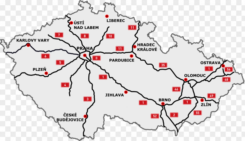 Road Highways In The Czech Republic D1 Motorway Controlled-access Highway And Directorate Of PNG