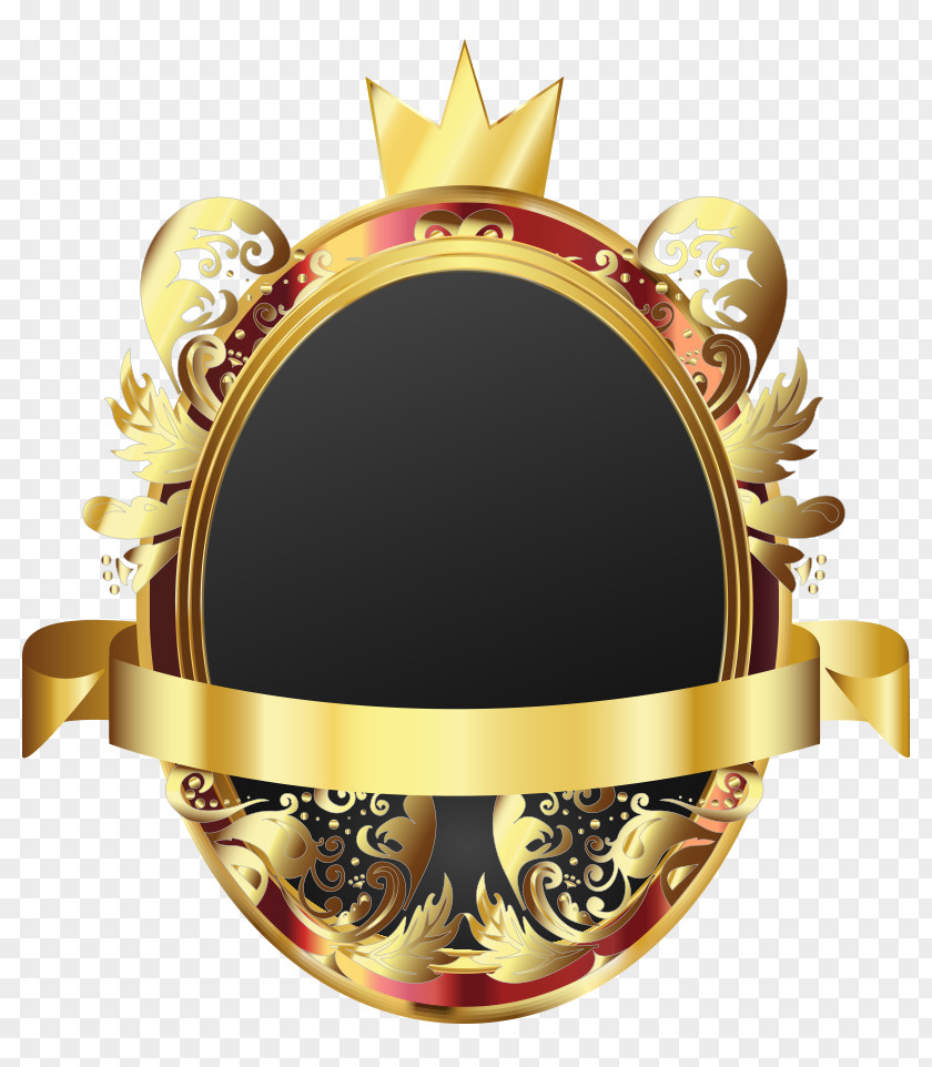 Royal Golden Crown Vector PNG