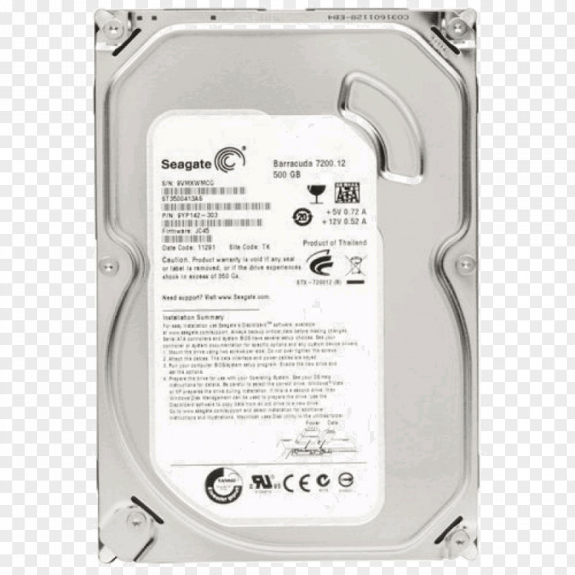 Seagate Barracuda Hard Drives Laptop Desktop HDD Technology Serial ATA PNG