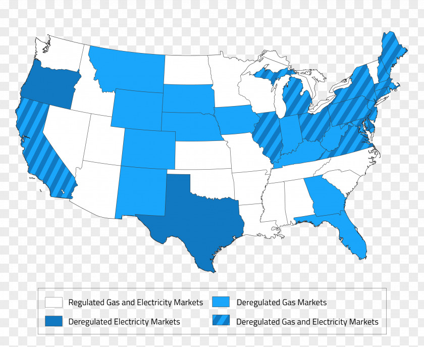 United States Deregulation Electricity Market Energy PNG