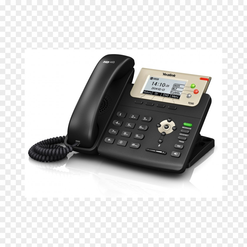 VoIP Phone Yealink SIP-T23G Session Initiation Protocol Telephone Power Over Ethernet PNG
