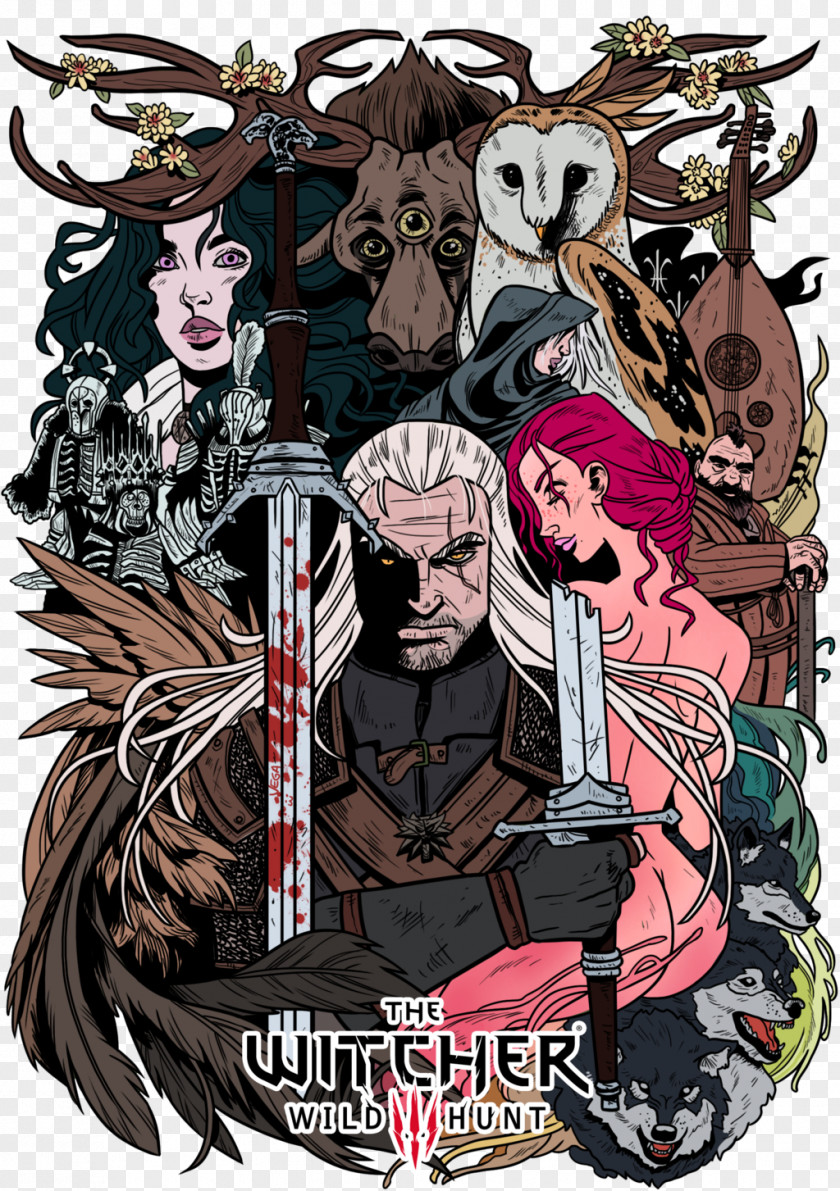 Birthday Wish The Witcher 3: Wild Hunt Geralt Of Rivia Fan Art Triss Merigold PNG