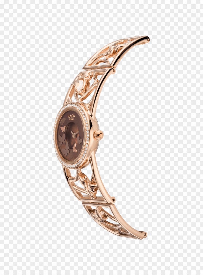 Continental Exquisite Metal Frame Pattern Watch Jewellery Bangle Titan Company PNG