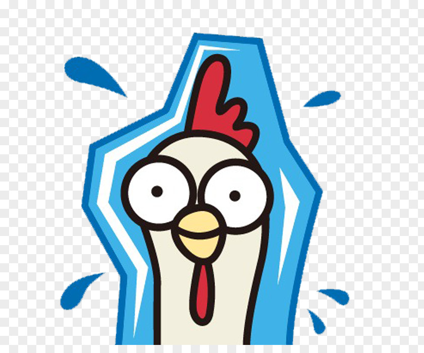 Exaggerated Facial Expressions Frozen Chicken Download PNG