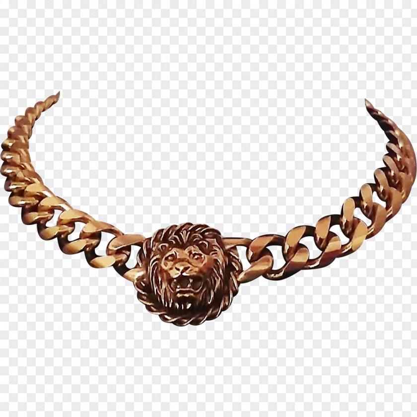 Lion Head Body Jewellery Necklace Clothing Accessories Chain PNG