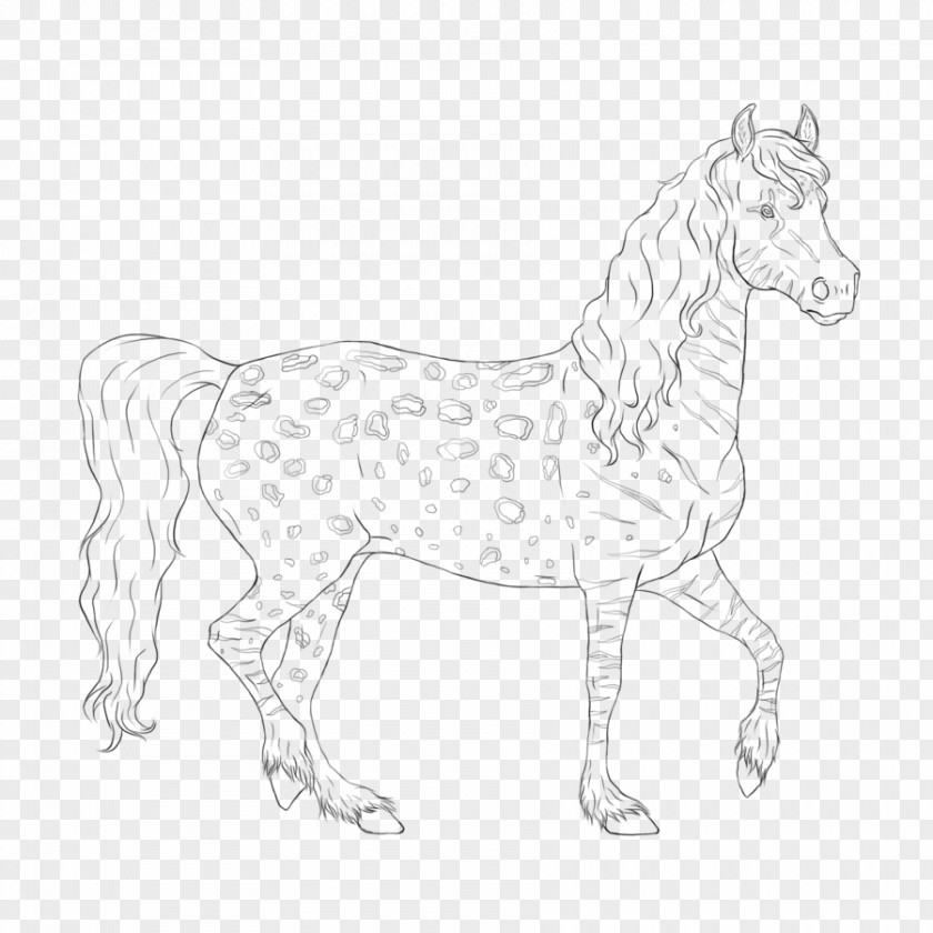 Mustang Mane Foal Halter Pony PNG