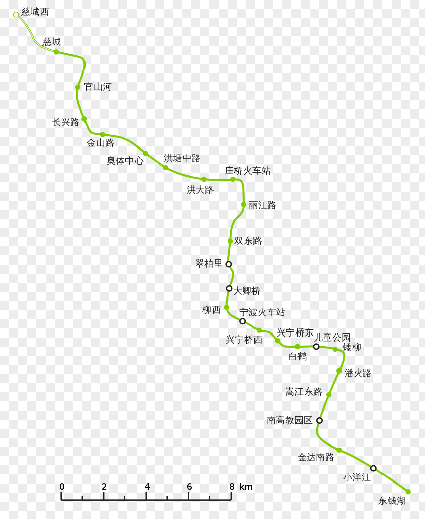 Ningbo Rail Transit Cicheng Station Line 4 Rapid PNG