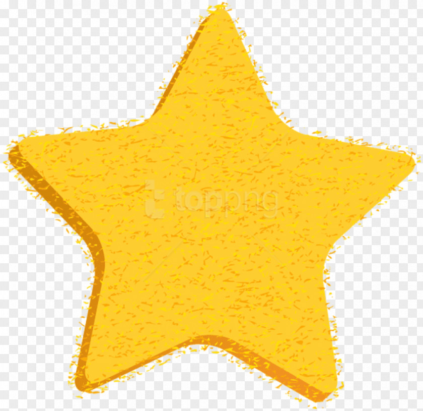 Star Tree Yellow PNG