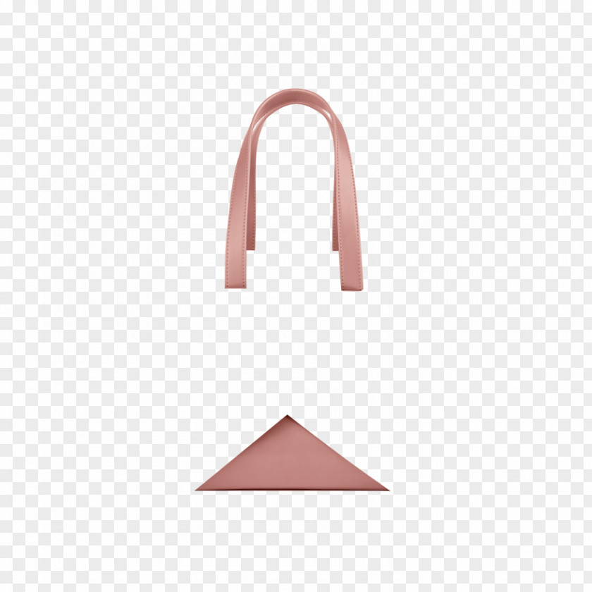 Triangle Handbag Pink M PNG