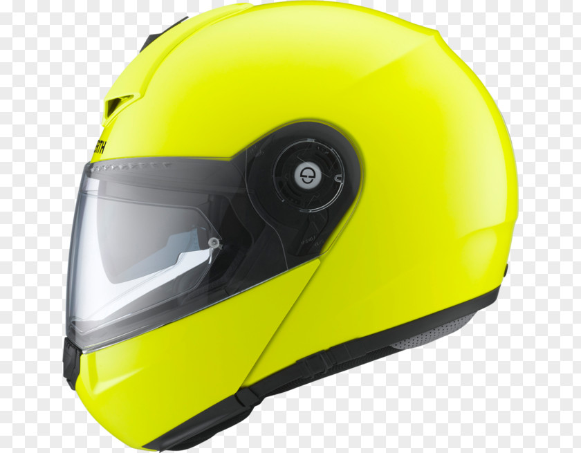 Yellow Helmet Motorcycle Helmets Schuberth Visor PNG