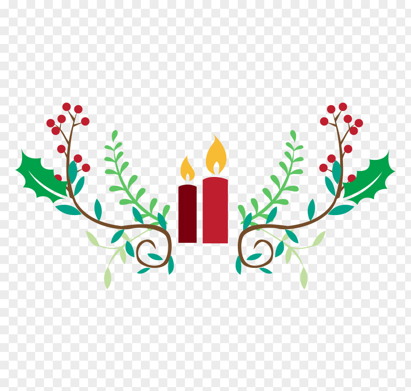 Christmas Candle Border Day Image Vector Graphics Adobe Photoshop PNG