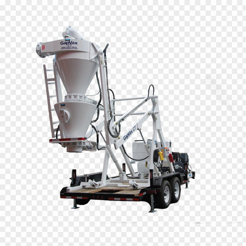 Excavator Vacuum Truck Hose Skid Mount Suction PNG