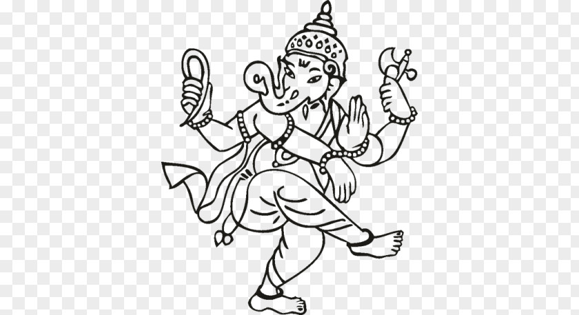 Ganesha Drawing Deity Deva Sketch PNG