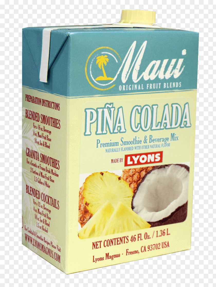 Ice Tea Splash Piña Colada Cream Smoothie Citric Acid PNG