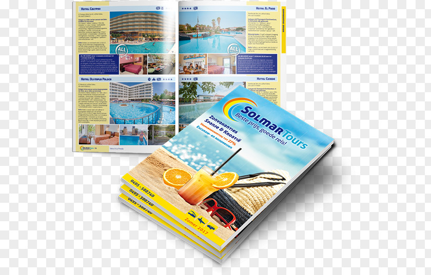 Pamphlet Brochure Solmar Tours Product Plus Advertising Summer PNG