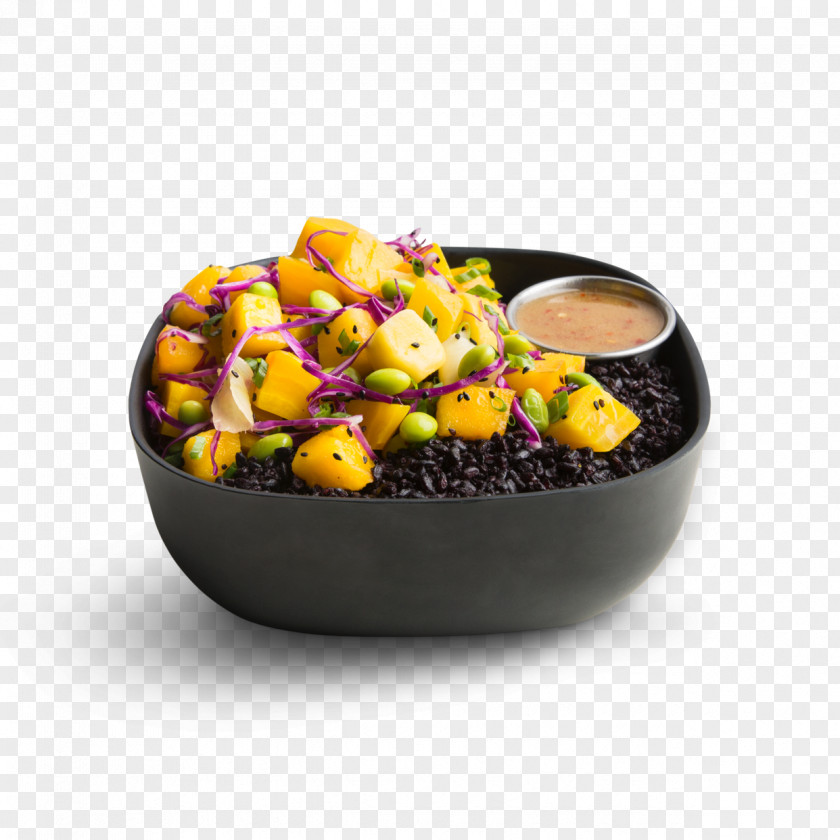 Poke Bowl Food Meal Healthy Diet Gluten-free Dish PNG