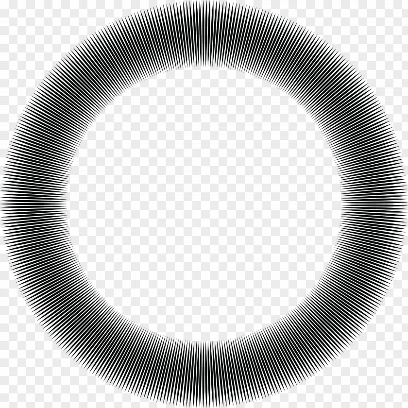 Round Frame Line Circle PNG