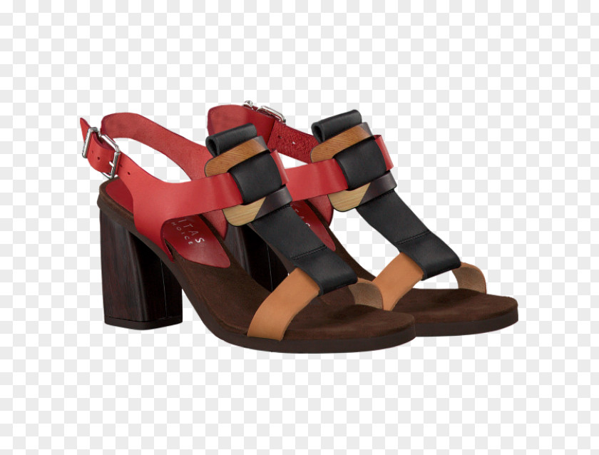Sandal Shoe Red Togo Suede PNG