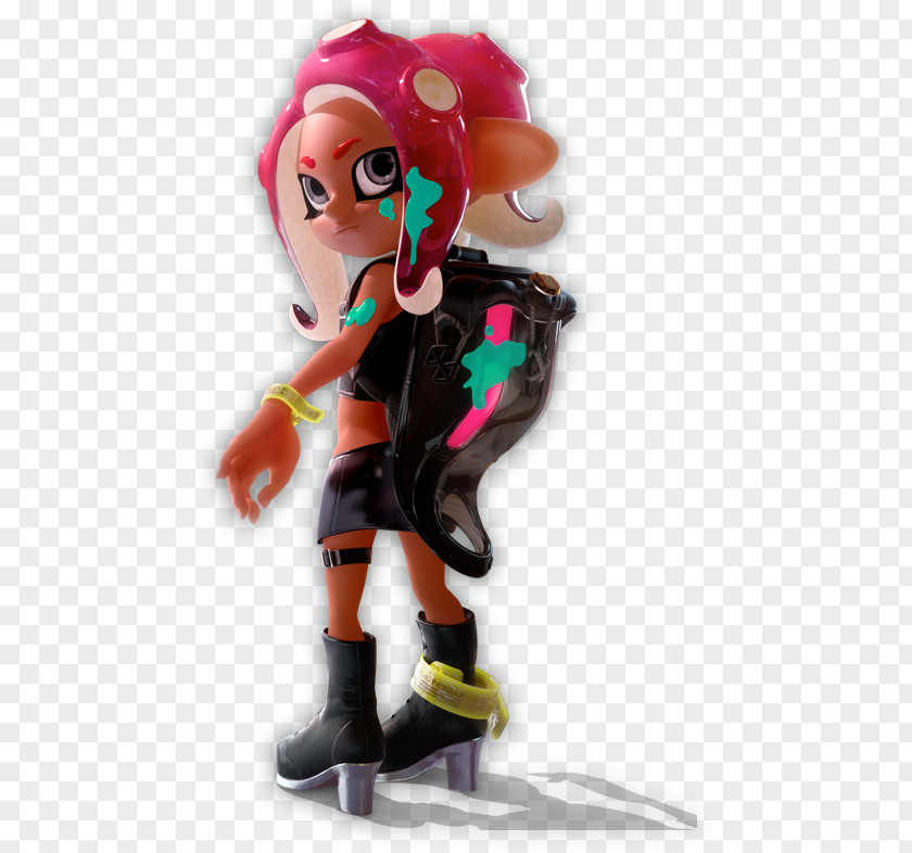 Splatoon Octopus 2 Nintendo Switch Expansion Pack Video Game PNG