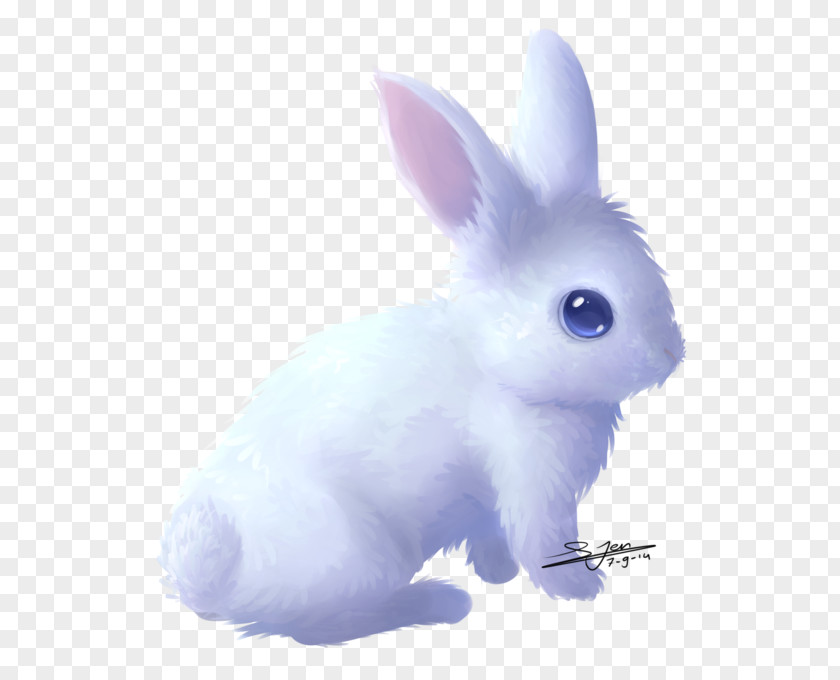 White Rabbit Easter Bunny Domestic Hare Clip Art PNG