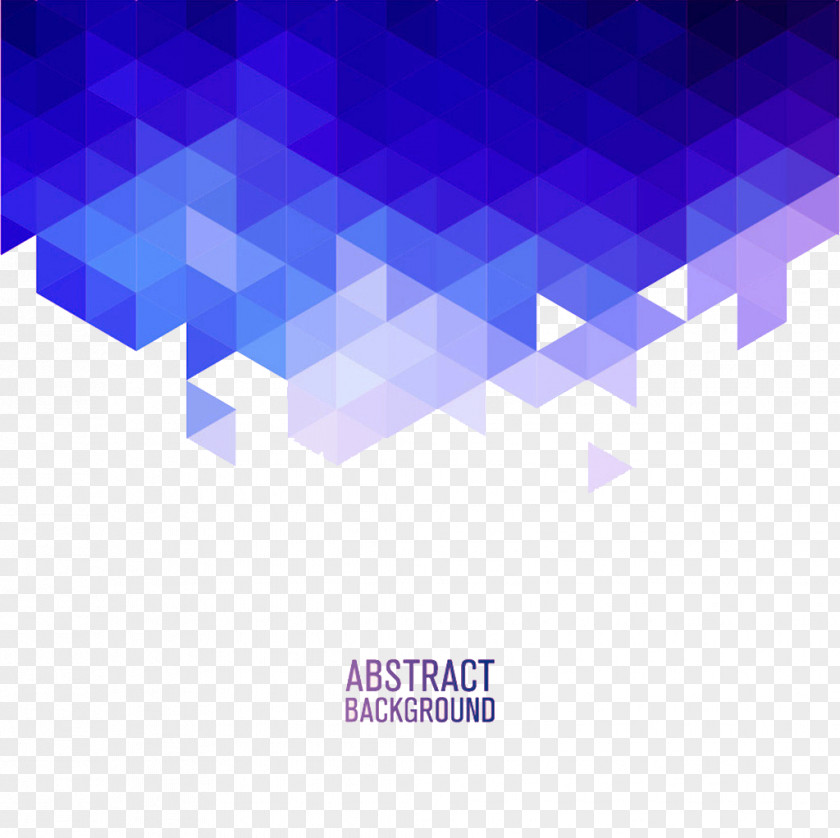 Blue And Purple Diamond Picture Material Geometry Triangle Euclidean Vector PNG