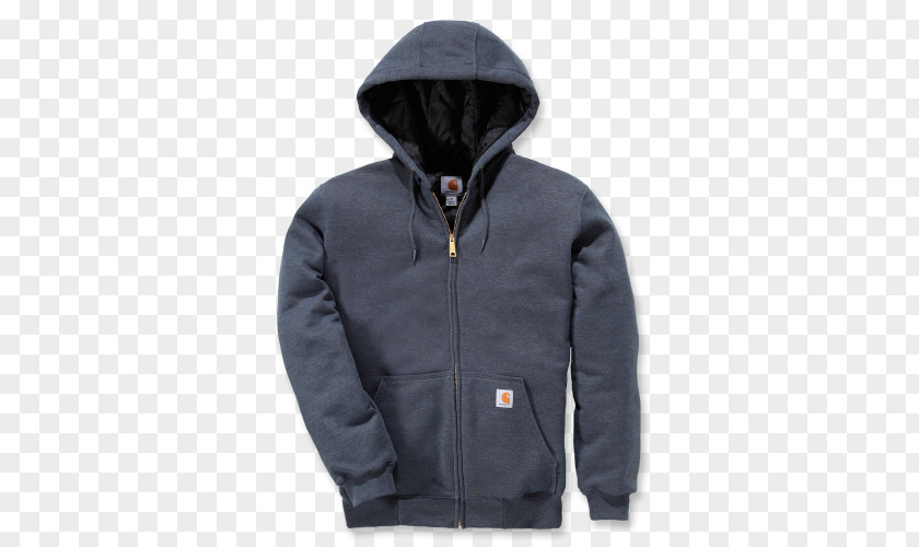 Charcoal Hoodie T-shirt Carhartt 3 Season Hooded Jacket Workwear PNG
