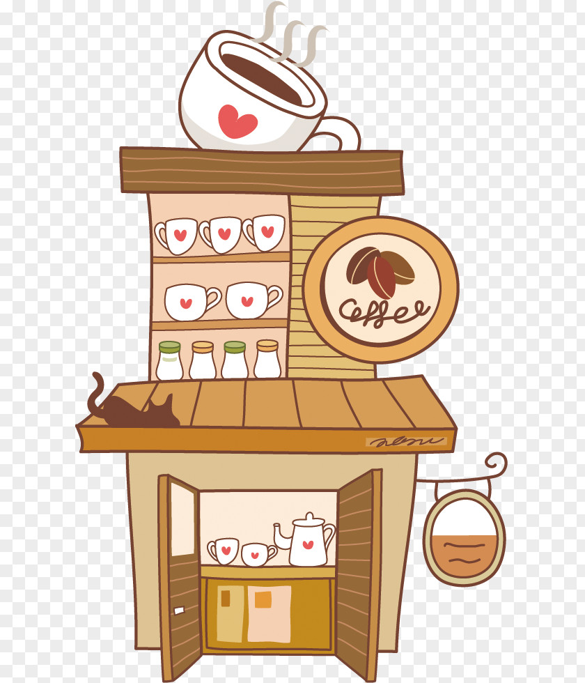 Coffee Shop Cup Cafe PNG