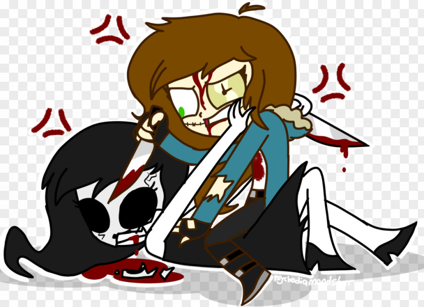 DeviantArt Creepypasta Catfight Fan Art PNG