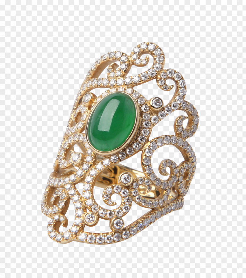 Emerald Ring Jewellery Diamond PNG