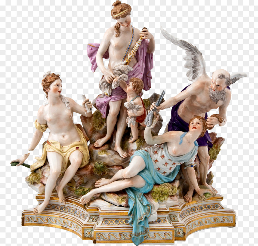 Figurine Sculpture Porcelain Statue Famille Rose PNG