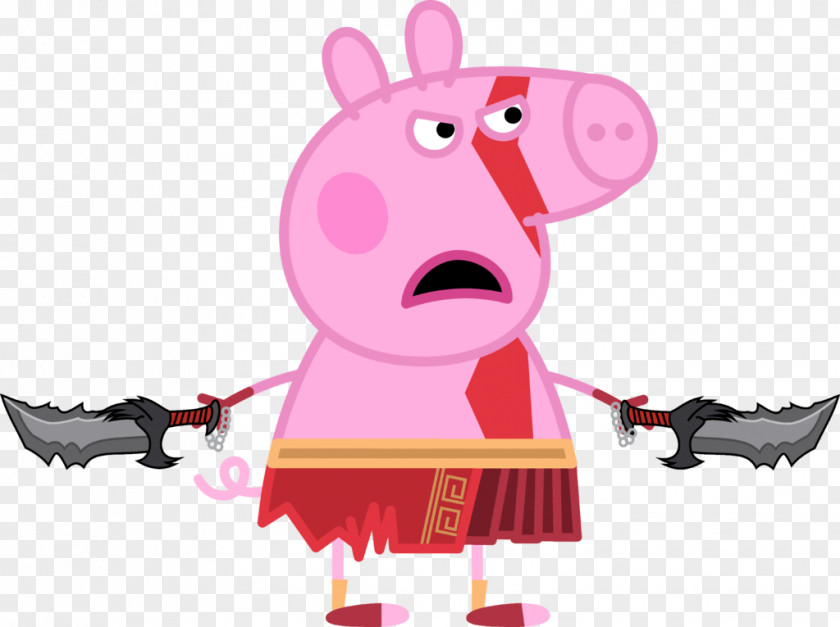 Peppa DeviantArt Pig God Of War PNG